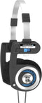 Koss Porta Pro Classic On-Ear Headphones, Black/Silver, Retro Style, 3.5mm Wired Plug
