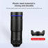Andoer 36X Telephoto Lens Kit with Mini Tripod, Phone Clip, Holder, Lens Bag, Cleaning Cloth for Hiking, Camping