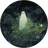 Aesthetic Halloween Ghost in Forest Garden Botanical Design, PopSockets Standard PopGrip
