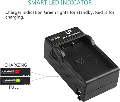 LP EN-EL9 Battery Charger for Nikon EN-EL9 EN-EL9a Battery, Compatible with D40, D60, D5000 Cameras