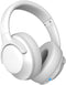Bluetooth Headphones Over Ear, 68H Playtime, Wireless Headset with Microphone, Lightweight for Travel, White