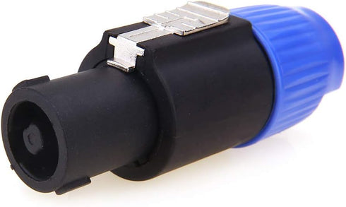 Speakon to 1/4 Adapter Connector, Upgraded 1/4" Female to NL4FC Male for Speaker/Amplifier/Mixer
