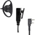 2-Way Radio Earpiece D Shape Loop Ring Headset for Baofeng, Retevis, Kenwood 2 Pin Walkie Talkies