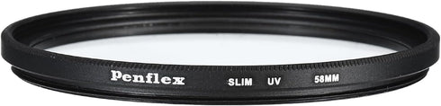 PATIKIL 58mm UV Filter, 2 PCS UV Protection Filter SLIM UV Protection Camera Lens Filter Aluminum Optical Camera Accessory Crystal Clear Pics for 58mm Camera Lens Filter Photography