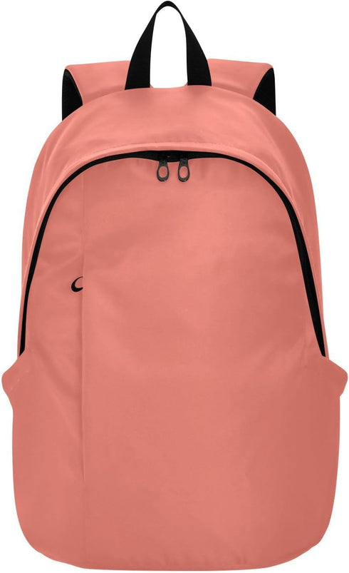 Salmon Laptop Backpack for Women Men 25L Casual Hiking Daypack Bag Travel