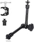 KAGYOKU 11" Articulating Magic Friction Arm with Large Super Crab Clamp Mount Clip