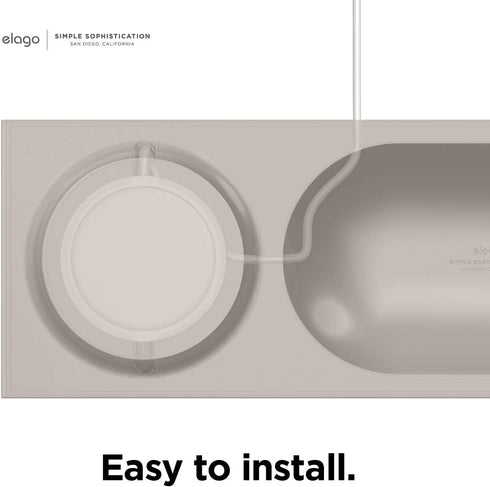 elago Charging Tray Compatible with MagSafe Charger for iPhone 15/14/13/12 models and other wireless charging phones