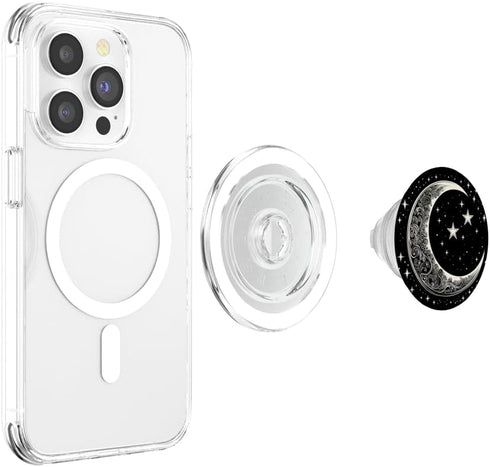 Stars and Crescent Moon PopSockets MagSafe PopGrip for iPhone