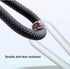 Xrlszeph VN-541PC, H1n, DR-05X/DR-40X, 5ft Voice Recorder Replacement Cable Compatible with EVISTR, Olympus Zoom Tascam