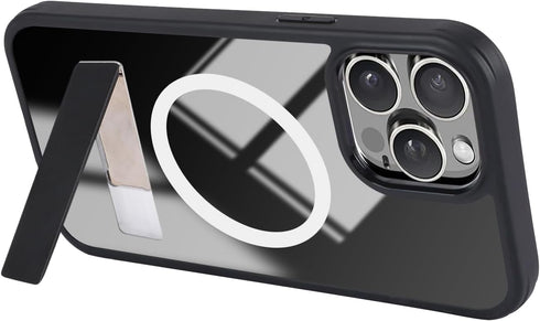 iPhone 13 Pro Max Case with Built-in Screen Protector, Magnetic, Magsafe, Stand, Black - Ultimate Protection!