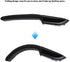 Travel Wireless Mouse, Thin Portable Folding Optical Mouse with Receiver for Computer