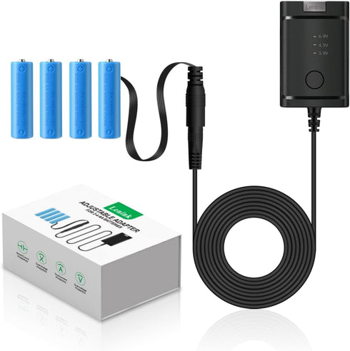 Lenink Adjustable AC Power Supply Adapter for 2 AA 3 AA 4 AA