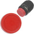 Fotodiox Designer Rear Lens Cap (Red) Compatible with Nikon F-Mount Lenses (Non-AI, AI, AIS, AF, AFD, AFS, G, DX, FX)