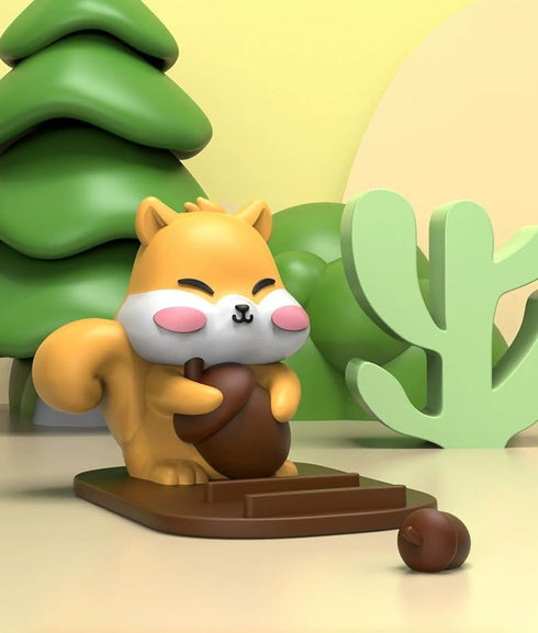 Wsgzmjseed Cell Phone Stand, Animal Smartphone Desk Holder, Lovely Animal Mobile Phone Accessory Ornament Bracket