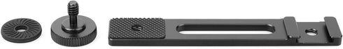 ChromLives 1/4'' A6400 6300 6500 6000 4 Cold Shoe Bracket Extension Bar, Hot Shoe Extension, Microphone Mount