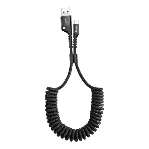 Baseus 100W Retractable USB Type C Cable, Nylon Braided Fast Charger for iPhone 15, Galaxy S24, Note 20 (3.3ft)