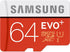 Samsung 64GB Evo Plus Class 10 Micro SDXC with Adapter 80MB/S (MB-MC64DA/AM)