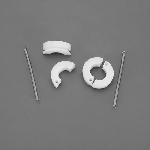 Micro Traders 2 Sets 1/10 Plastic RC Clutch Clutch Shoes with Spring Adjustment for Remote Controlled Nitro HSP Car