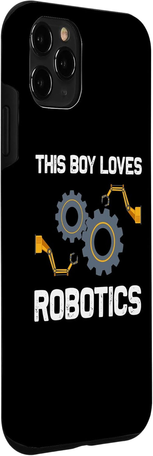 iPhone 11 Pro Case Funny Robotics For Boys Kids Robots Engineering Robot Lovers