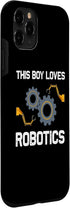iPhone 11 Pro Case Funny Robotics For Boys Kids Robots Engineering Robot Lovers