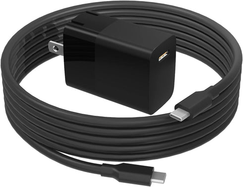 Foldable 20W Fast Charging Charger for Google Pixel (Black)