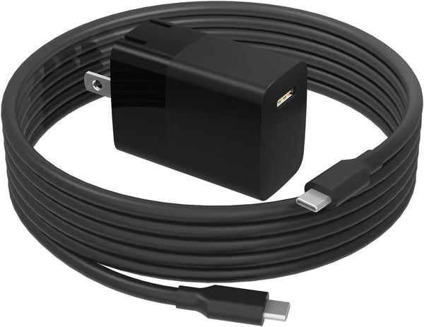 Foldable 20W Fast Charging Charger for Google Pixel (Black)
