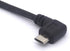 Mini USB Female to Micro USB Left Cable Cord - 90 Degree B Connector Adapter for MP3 Camera