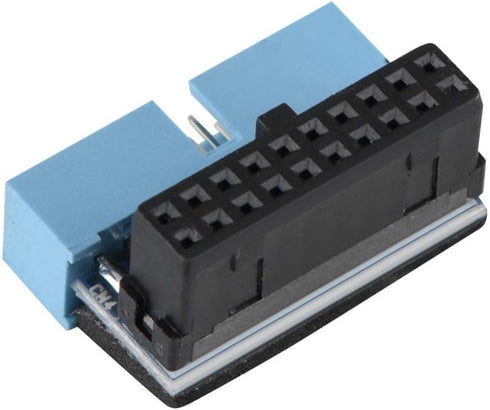 5PCS USB 3.0 19-Pin Motherboard Connector Internal Header, Male to Female Extension Adapter