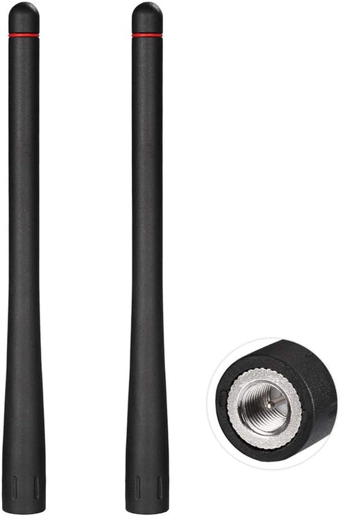 BINGFU Handheld Marine VHF Radio Antenna 136-174MHz Rubber Duck SMA Male Antenna 2-Pack