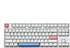 PBT Cherry Profile White Keycaps for Mechanical Keyboards, 153 Key Dye Sub MX Stem Key Caps Set for 60/65/75 Percent