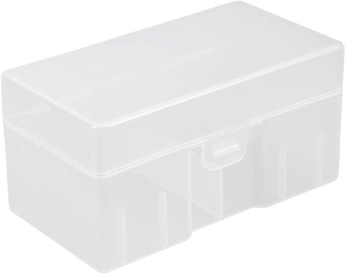 uxcell Hard Plastic Large Battery Storage Box - Organizer for 12 x 9V Batteries, Protective Container