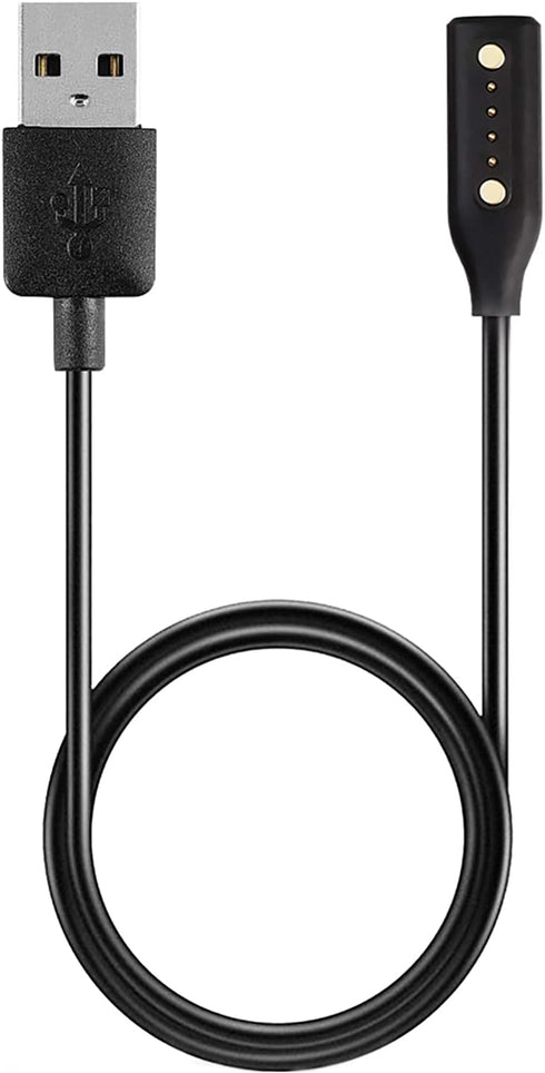 E ECSEM Charger Cable, USB Type A, 80cm, for Bose Frames Alto S/M M/L, Rondo, Soprano and Tenor - 2 Black.