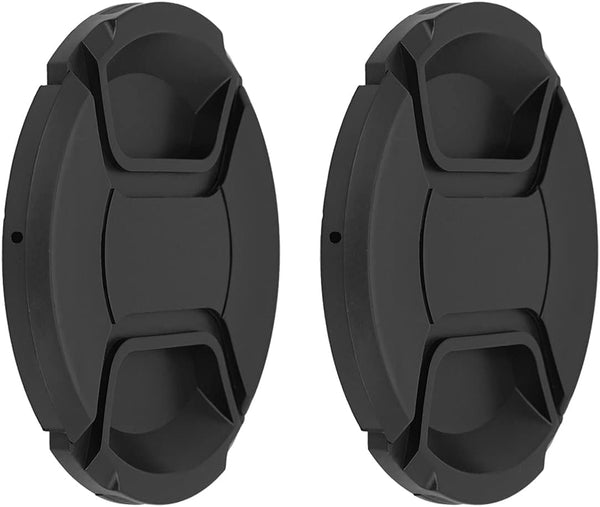 SIOTI 86mm Lens Cap, 2 Packs + 1 Cleaning Wiper, Compatible with Camera Lens & Filter Adapter Ring