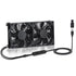 xiaoqijia Dual 120mm 10-Speed Adjustable IPX5 Cooling Case Fan for Receiver DVR Xbox
