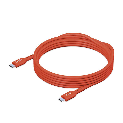 Shopify SEO: Club 3D CAC-1515 4m USB2 Type C to Type C Cable, 240W Charging, 480Mb Data, Certified Bi-Directional.