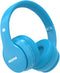 MIDOLA Kids Headphones, Bluetooth 5.4 Wireless, 68H Play Time, Volume Limit, Over-Ear Foldable Headset, Blue