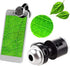Jiusion 30X Zoom Bright LED Stereo Microscope Magnifier Clip-On Cell Phone Mobile Phone Camera Lens Compatible