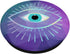 Rainbow Evil Eye Teal Purple Polygon PopSockets Standard PopGrip