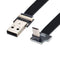 chenyang Micro USB Flat Cable USB 2.0 Male to Micro USB Male 90 Degree UP Angled Ribbon Flex Extension Cable 2.0M