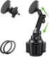 Magnetic Car Cup Holder Phone Mount for MagSafe, 2 Pack Cell Phone Mount for Car Cup Holder & Air Vent for iPhone 15 14