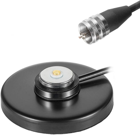 eifagur Heavy Duty NMO Magnetic Base Mount with PL-259 Plug Connector 16.4FT Cable