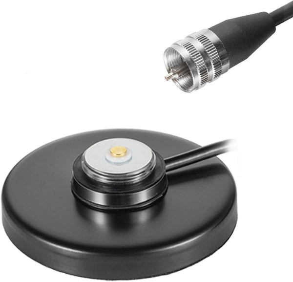 eifagur Heavy Duty NMO Magnetic Base Mount with PL-259 Plug Connector 16.4FT Cable