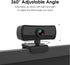 Wisoqu 1080P 3.26mm 110 Business Webcam with Noise Cancelling Microphone, Length Wide Angle Lens USB PTZ Camera