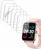 Screen Protector Compatible with IDW19 1.8” MILOUZ aeac KALINCO Quican Hoowel Veryfit Smart Watch, Soft TPU, 6-pack