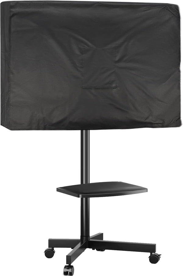 Andacar Mobile TV Stand Cover for 55 Inch Mobile TV Cart, Waterproof &