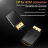2Pcs DisplayPort to HDMI Adapter Converter, DP Male to HDMI Female Cable for PC, TV