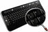 4Keyboard Spanish (Latin American) Non-Transparent Keyboard Sticker for Laptop, Desktop with White Lettering and Black