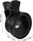 FONDOTIN 2-in-1 Universal Clip-on Phone Camera Lens Kit Ultra Wide Angle and Macro Lens for Mobile Photography