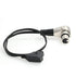 SZRMCC 4 D-tap to XLR Pin Female Power Cable for DSLR Camcorder LED Flash Light ARRI Alexa Camera Monitor (Straight