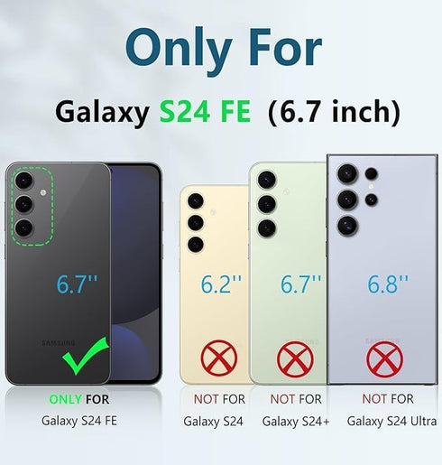 OtterBox S24 Samsung Galaxy FE (Only) - Defender Series Case - Get Your Greens - Case Only - Rugged & Durable